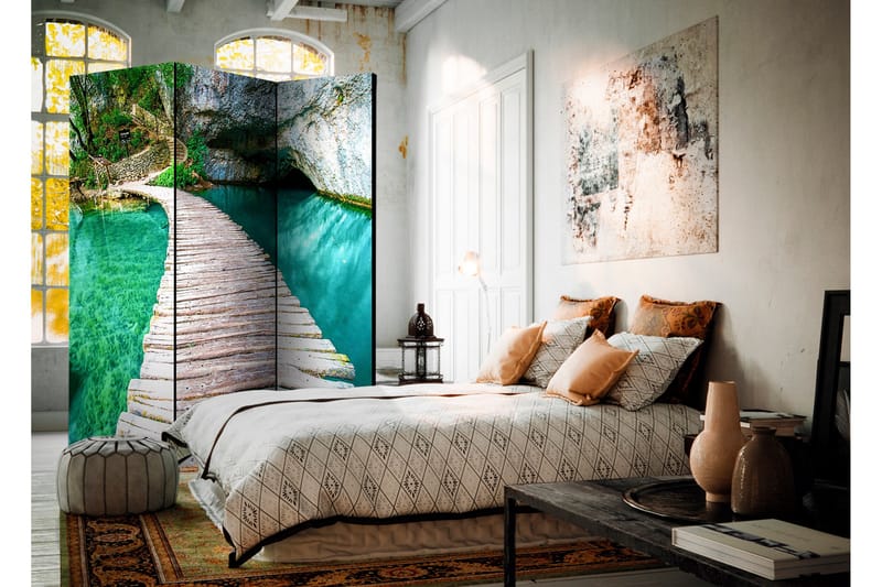 Rumsavdelare Emerald Lake 135x172 - Artgeist sp. z o. o. - Inredning - Rumsavdelare - Vikskärm