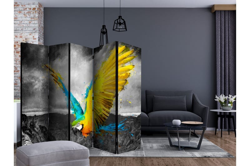 Rumsavdelare - Exotic parrot II 225x172 - Artgeist sp. z o. o. - Inredning - Rumsavdelare - Vikskärm