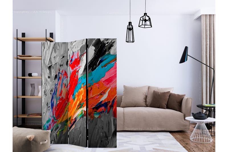 Rumsavdelare - Fiery Bird 135x172 - Artgeist sp. z o. o. - Inredning - Rumsavdelare - Vikskärm