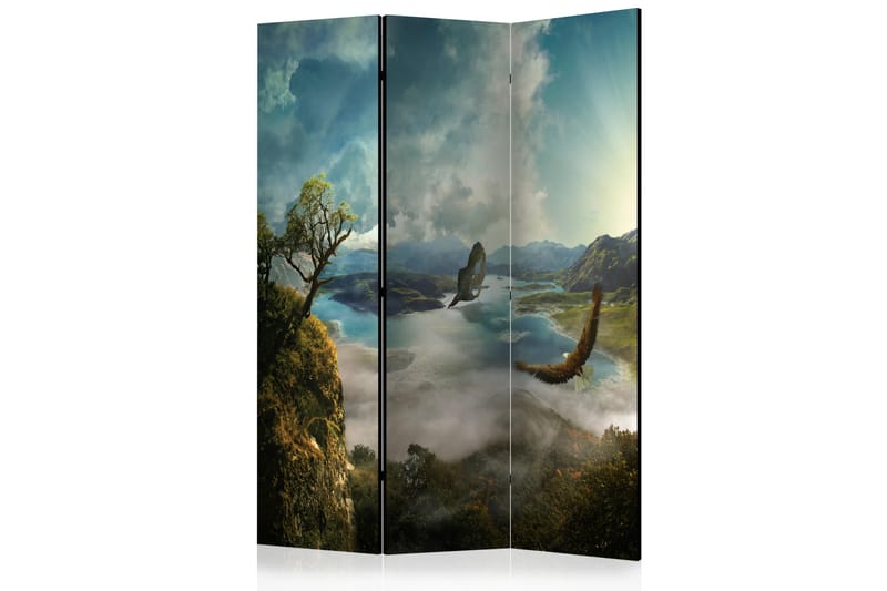 Rumsavdelare Flight over the Lake 135x172 cm - Artgeist sp. z o. o. - Inredning - Rumsavdelare - Vikskärm