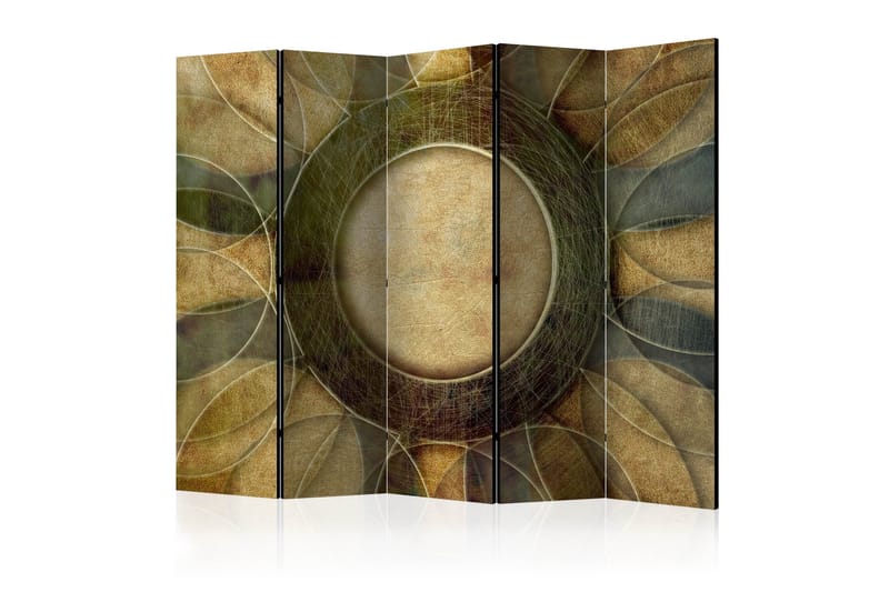 Rumsavdelare - flower - retro style II 225x172 - Artgeist sp. z o. o. - Inredning - Rumsavdelare - Vikskärm