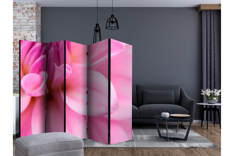 Rumsavdelare Flower Petals - Dahlia II 225x172 cm - Artgeist sp. z o. o. - Inredning - Rumsavdelare - Vikskärm