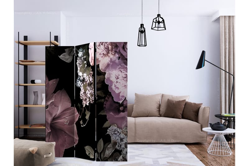 Rumsavdelare - Flowers from the Past 135x172 - Artgeist sp. z o. o. - Inredning - Rumsavdelare - Vikskärm
