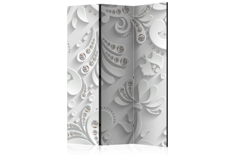 Rumsavdelare Flowers In Crystals 135x172 - Artgeist sp. z o. o. - Inredning - Rumsavdelare - Vikskärm