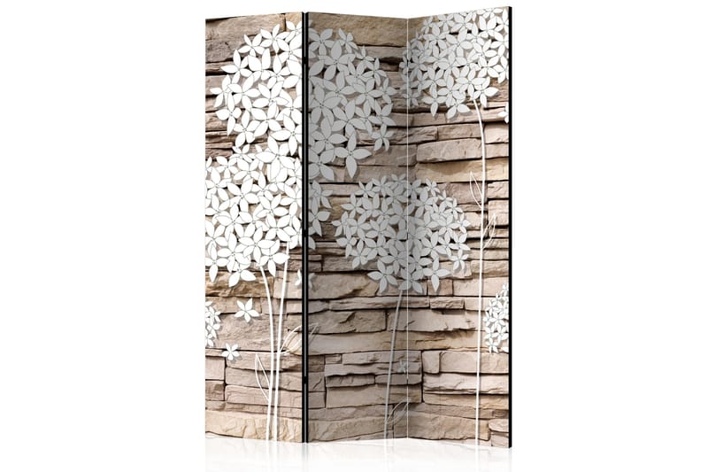 Rumsavdelare - Flowers on the Stone 135x172, Artgeist sp. z o. o.