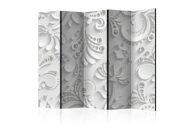 Rumsavdelare Flowers with Crystals II 225x172 cm, Artgeist sp. z o. o.