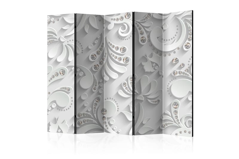 Rumsavdelare Flowers with Crystals II 225x172 cm, Artgeist sp. z o. o.