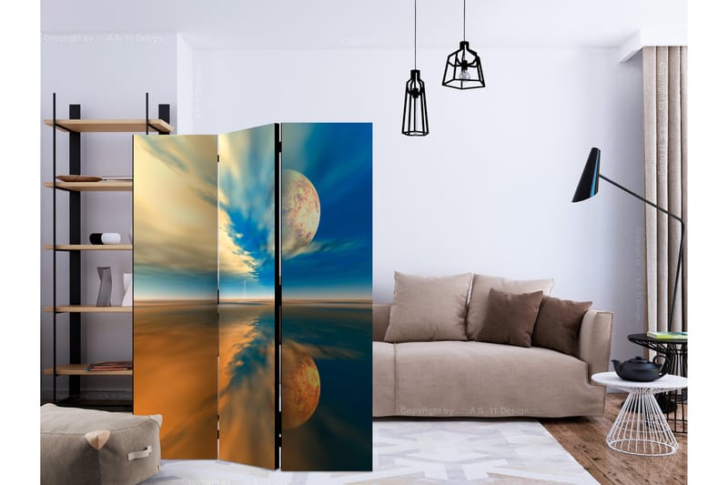 Rumsavdelare Fly Me To the Moon 135x172 cm - Artgeist sp. z o. o. - Inredning - Rumsavdelare - Vikskärm