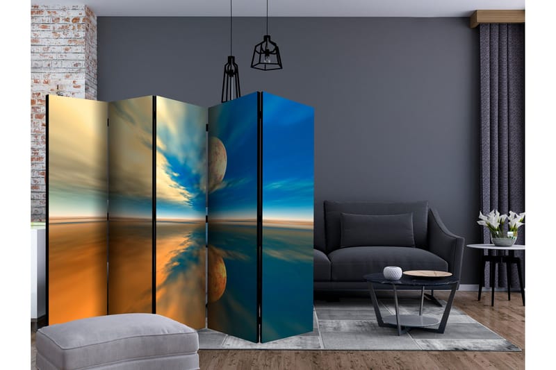 Rumsavdelare Fly Me To the Moon II 225x172 cm - Artgeist sp. z o. o. - Inredning - Rumsavdelare - Vikskärm