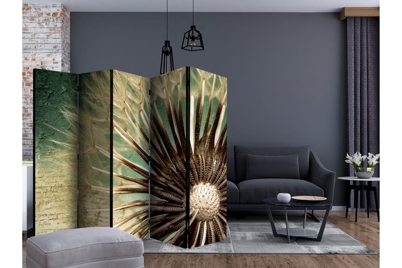 Rumsavdelare - Focus on dandelion II 225x172 - Artgeist sp. z o. o. - Inredning - Rumsavdelare - Vikskärm