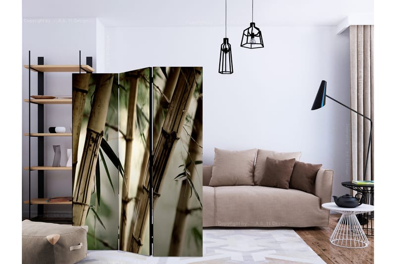 Rumsavdelare Fog and Bamboo Forest 135x172 cm - Artgeist sp. z o. o. - Inredning - Rumsavdelare - Vikskärm