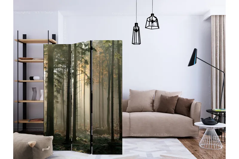 Rumsavdelare Foggy November Morning 135x172 cm - Artgeist sp. z o. o. - Inredning - Rumsavdelare - Vikskärm