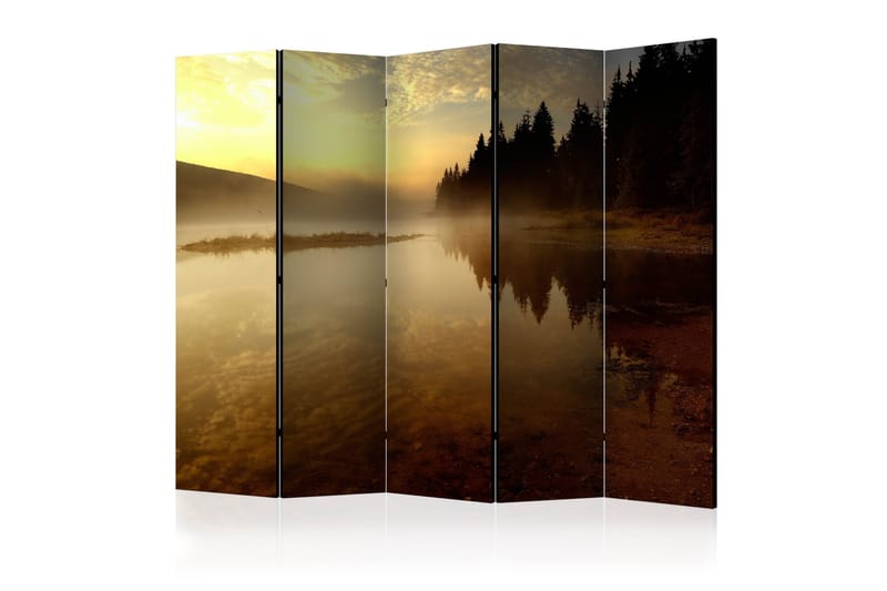 Rumsavdelare - Forest and lake II 225x172 - Artgeist sp. z o. o. - Inredning - Rumsavdelare - Vikskärm