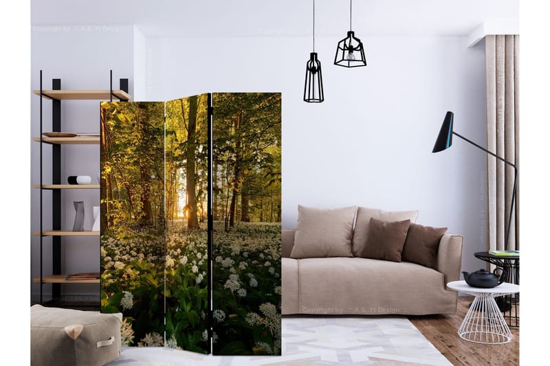 Rumsavdelare - Forest flora 135x172 - Artgeist sp. z o. o. - Inredning - Rumsavdelare - Vikskärm