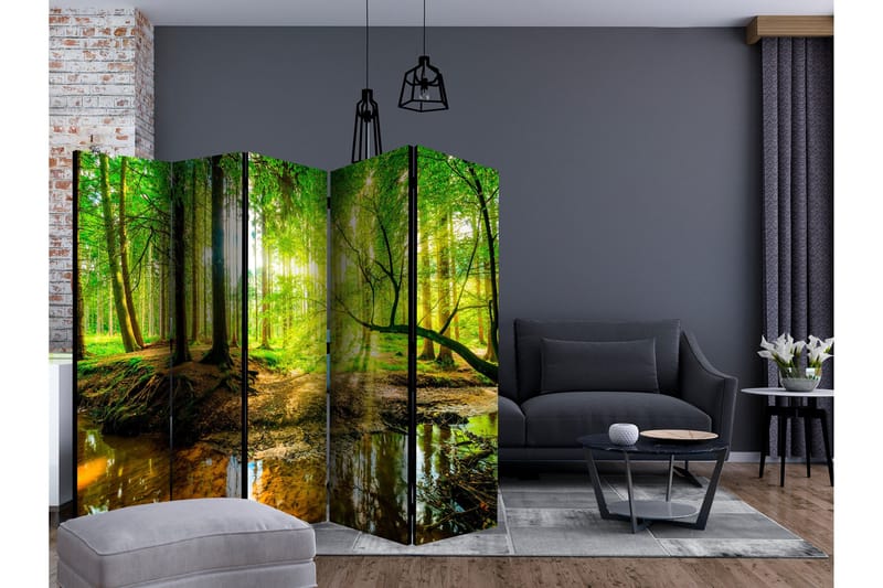 Rumsavdelare - Forest Stream II 225x172 - Artgeist sp. z o. o. - Inredning - Rumsavdelare - Vikskärm