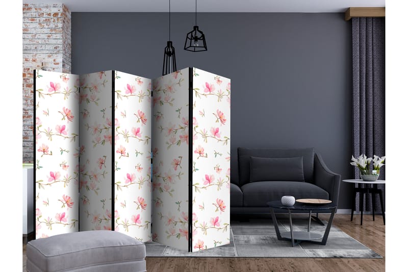 Rumsavdelare Fresh Magnolias II 225x172 cm - Artgeist sp. z o. o. - Inredning - Rumsavdelare - Vikskärm