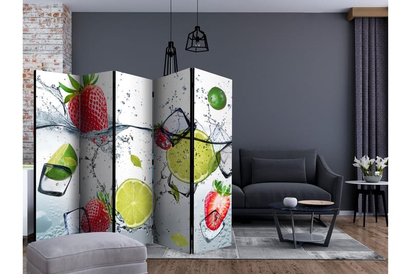Rumsavdelare Fruit Cocktail II 225x172 cm - Artgeist sp. z o. o. - Inredning - Rumsavdelare - Vikskärm