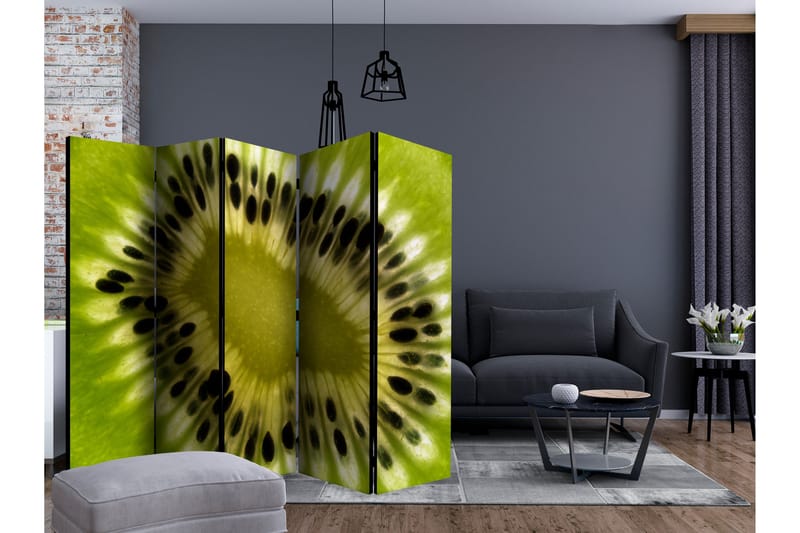 Rumsavdelare - fruits: kiwi II 225x172 - Artgeist sp. z o. o. - Inredning - Rumsavdelare - Vikskärm