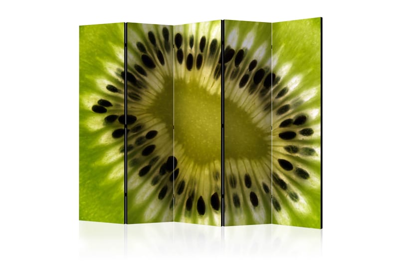 Rumsavdelare - fruits: kiwi II 225x172 - Artgeist sp. z o. o. - Vikskärm - Rumsavdelare