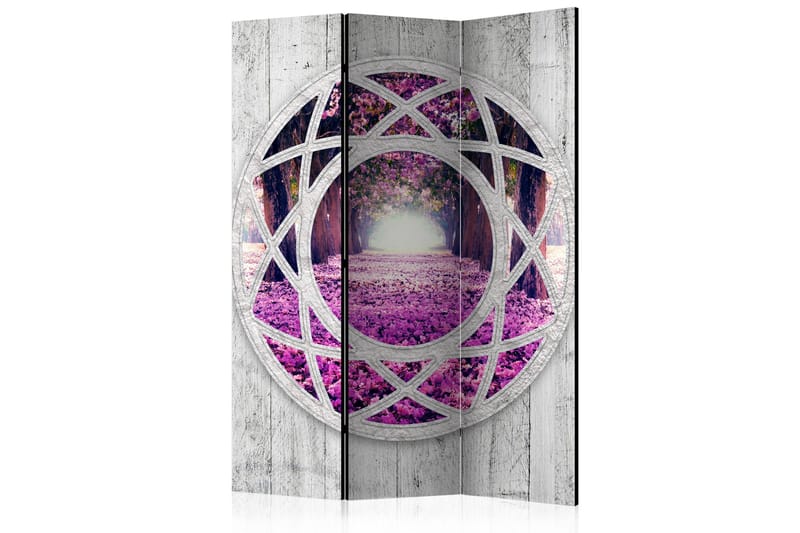 Rumsavdelare - Fuchsia landscape 135x172, Artgeist sp. z o. o.