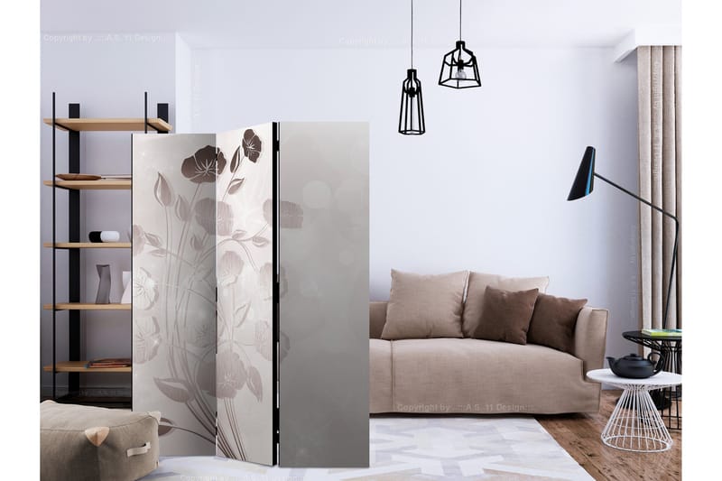 Rumsavdelare - Gentleness of Flowers 135x172 - Artgeist sp. z o. o. - Inredning - Rumsavdelare - Vikskärm