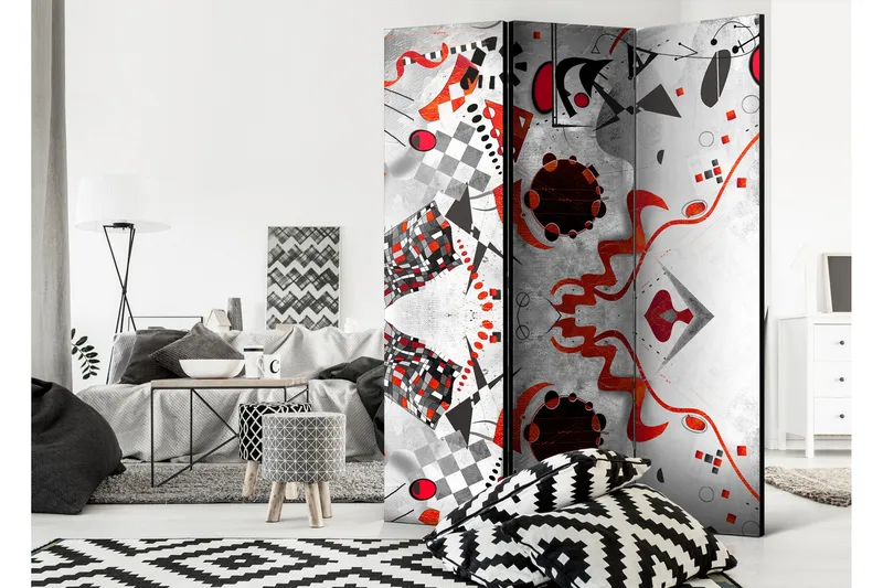 Rumsavdelare Geometric Cosmos 135x172 - Artgeist sp. z o. o. - Inredning - Rumsavdelare - Vikskärm