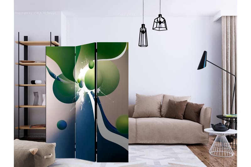 Rumsavdelare Geometric Explosion 135x172 cm - Artgeist sp. z o. o. - Inredning - Rumsavdelare - Vikskärm