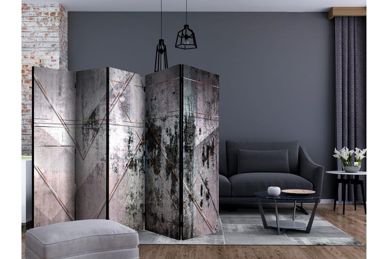 Rumsavdelare Geometric Wall II 225x172 cm - Artgeist sp. z o. o. - Inredning - Rumsavdelare - Vikskärm