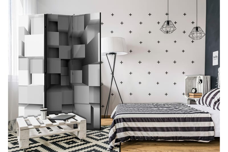 Rumsavdelare Geometric Puzzle 135x172 - Artgeist sp. z o. o. - Inredning - Rumsavdelare - Vikskärm