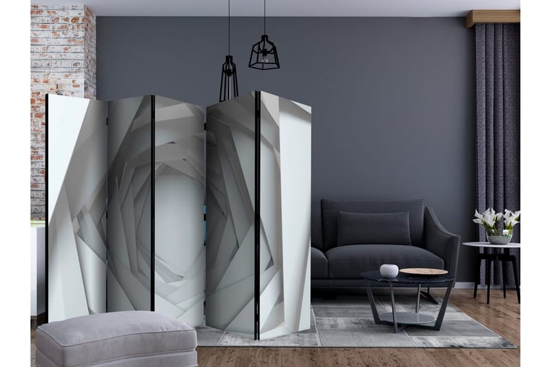 Rumsavdelare - Geometrical Abyss II 225x172 - Artgeist sp. z o. o. - Inredning - Rumsavdelare - Vikskärm