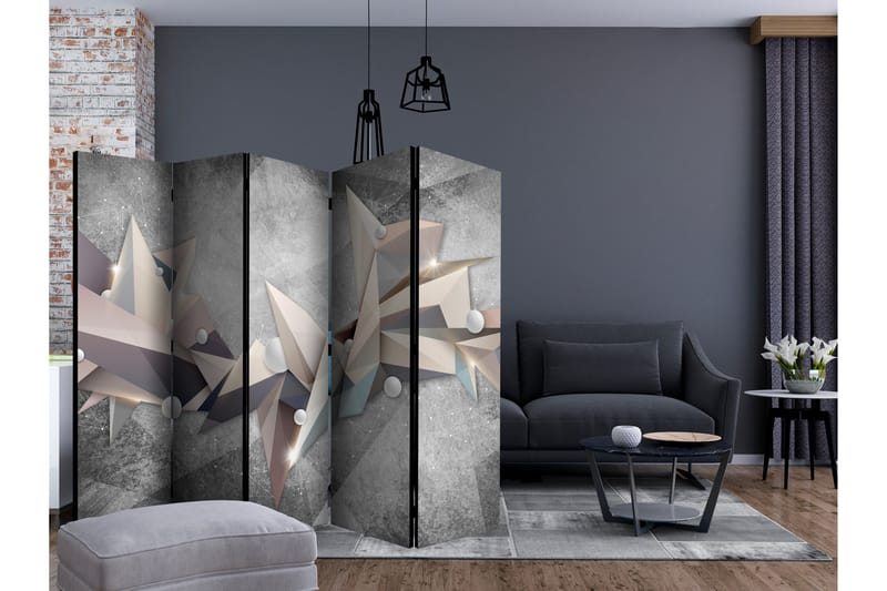 Rumsavdelare - Geometrical Constellation II 225x172 - Artgeist sp. z o. o. - Inredning - Rumsavdelare - Vikskärm