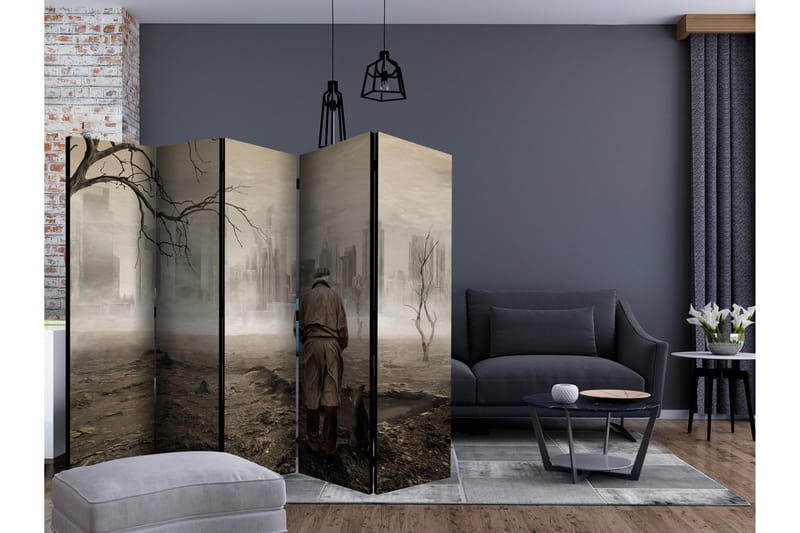 Rumsavdelare - Ghost's city II 225x172 - Artgeist sp. z o. o. - Inredning - Rumsavdelare - Vikskärm