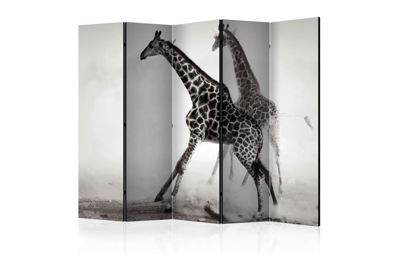 Rumsavdelare - Giraffes II 225x172 - Artgeist sp. z o. o. - Inredning - Rumsavdelare - Vikskärm