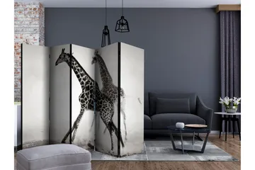 Rumsavdelare - Giraffes II 225x172 - Artgeist sp. z o. o. - Inredning - Rumsavdelare - Vikskärm