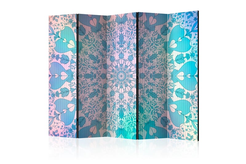 Rumsavdelare Girly Mandala Blue II 225x172 cm, Artgeist sp. z o. o.