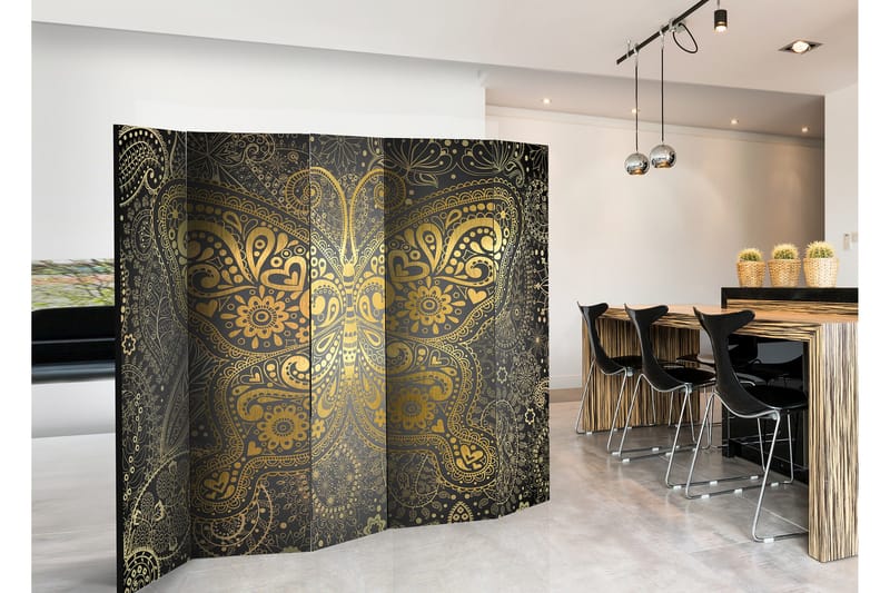 Rumsavdelare Golden Butterfly 225x172 - Artgeist sp. z o. o. - Inredning - Rumsavdelare - Vikskärm