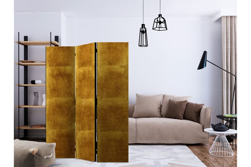 Rumsavdelare - Golden Cage 135x172 - Artgeist sp. z o. o. - Inredning - Rumsavdelare - Vikskärm