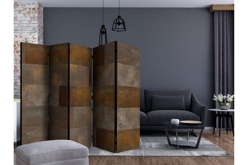 Rumsavdelare - Golden Cascade II 225x172 - Artgeist sp. z o. o. - Inredning - Rumsavdelare - Vikskärm