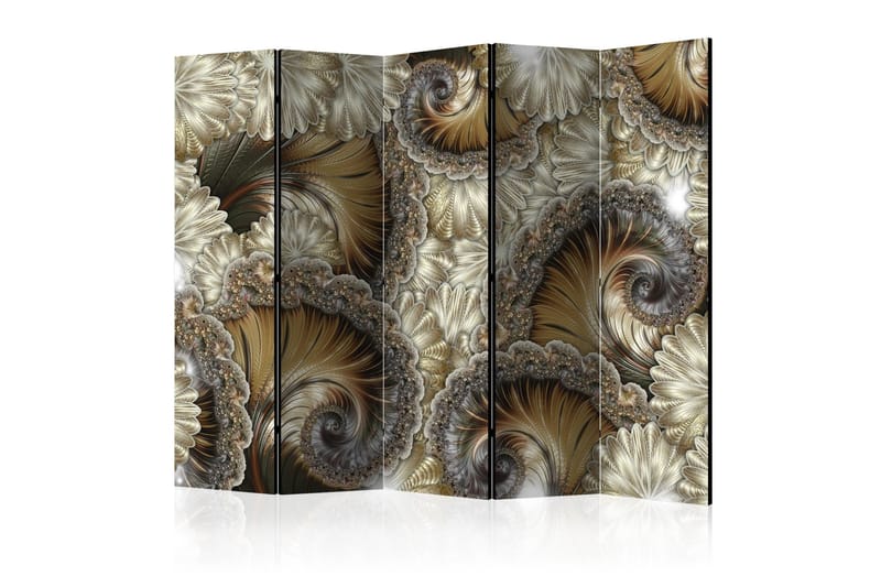 Rumsavdelare Golden Hand-Held Fans II 225x172 cm, Artgeist sp. z o. o.
