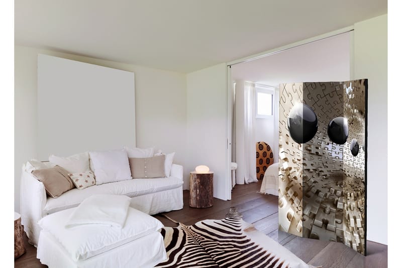 Rumsavdelare Golden Jigsaw 135x172 - Artgeist sp. z o. o. - Inredning - Rumsavdelare - Vikskärm