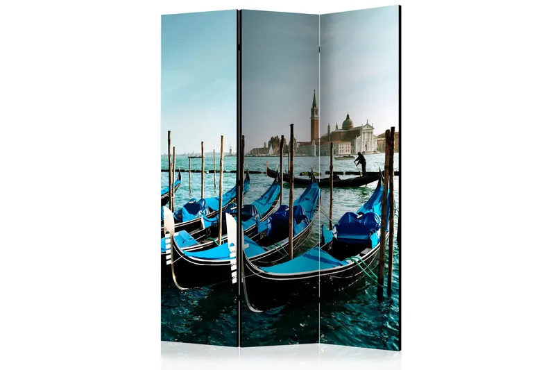 Rumsavdelare Gondolas on the Grand Canal, Venice 135x172 cm, Artgeist sp. z o. o.
