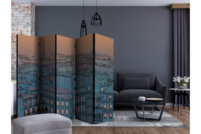 Rumsavdelare - Good evening Paris! II 225x172 - Artgeist sp. z o. o. - Inredning - Rumsavdelare - Vikskärm