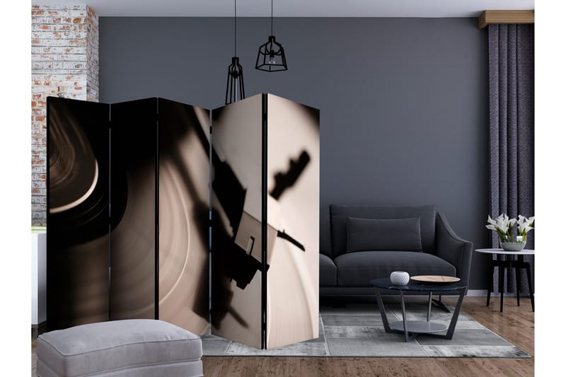 Rumsavdelare - Gramophone and vinyl record II 225x172 - Artgeist sp. z o. o. - Inredning - Rumsavdelare - Vikskärm