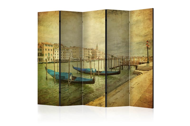 Rumsavdelare - Grand Canal, Venice (Vintage) II 225x172 - Artgeist sp. z o. o. - Inredning - Rumsavdelare - Vikskärm