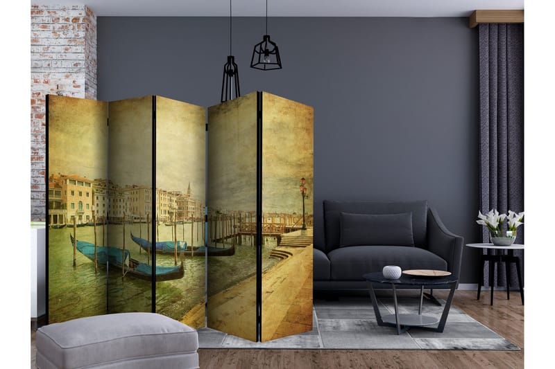 Rumsavdelare - Grand Canal, Venice (Vintage) II 225x172 - Artgeist sp. z o. o. - Inredning - Rumsavdelare - Vikskärm