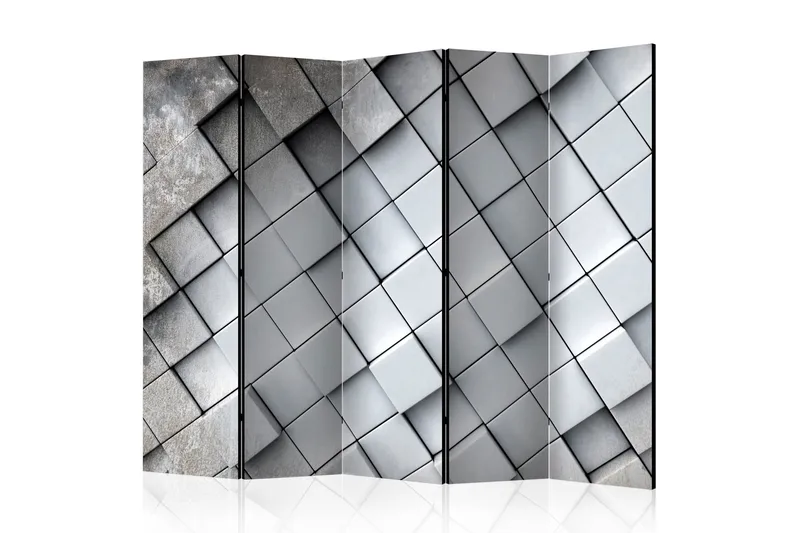 Rumsavdelare - Gray background 3D II 225x172, Artgeist sp. z o. o.