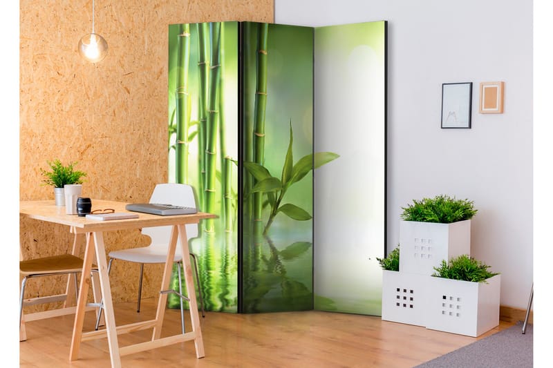 Rumsavdelare Green Bamboo 135x172 - Artgeist sp. z o. o. - Inredning - Rumsavdelare - Vikskärm