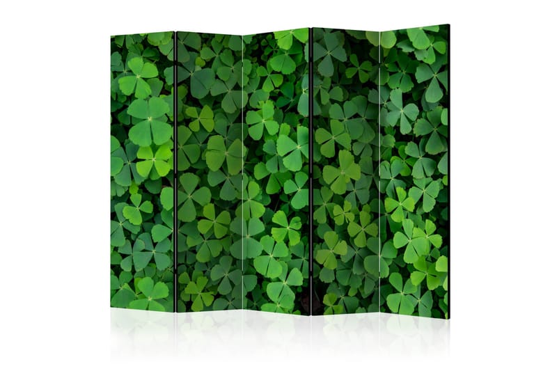 Rumsavdelare - Green Clover II 225x172 - Artgeist sp. z o. o. - Inredning - Rumsavdelare - Vikskärm