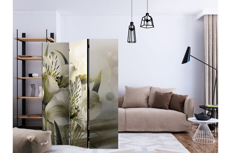 Rumsavdelare - Green Daybreak 135x172 - Artgeist sp. z o. o. - Inredning - Rumsavdelare - Vikskärm