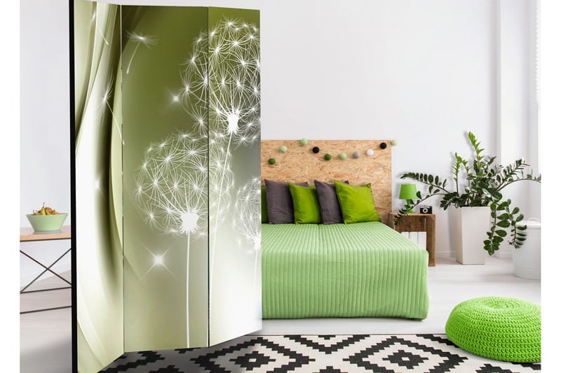 Rumsavdelare Green Gentleness 135x172 - Artgeist sp. z o. o. - Inredning - Rumsavdelare - Vikskärm